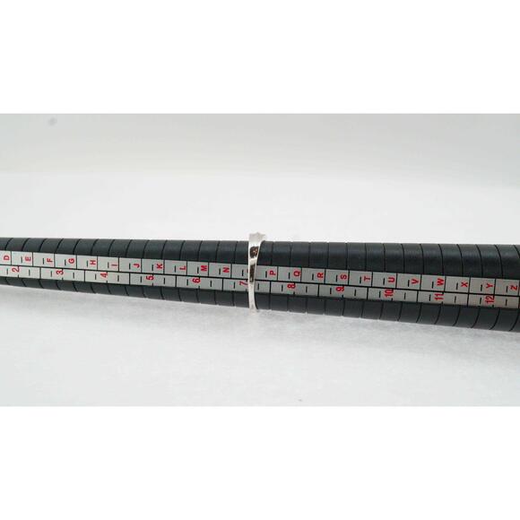 Estate Sale Diamond Wedding Band 10k White Gold Vintage Fine Jewelry - Picture 7 of 8